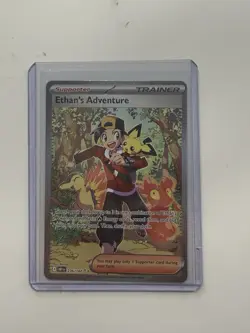 Pokemon TCG - Ethan's Adventure SIR 236/182 Destined Rivals Near Mint - Image 1