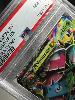 2016 POKEMON GENERATIONS M VENUSAUR EX #2 HOLO FOIL PSA 8 - Image 3