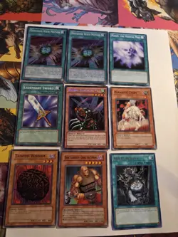 Yu-Gi-Oh mix Rarity lot change of heart dust tornado White magical hat - Image 2