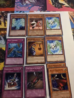 Yu-Gi-Oh mix Rarity lot change of heart dust tornado White magical hat - Image 3