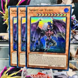 3x Yugioh Playset Spirit of Yubel MP25-EN151 Ultra Rare 1st Ed Near Mint - Image 1