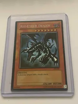 YUGIOH RED-EYES B.DRAGON SDJ-001 ULTRA RARE HOLO - Image 3