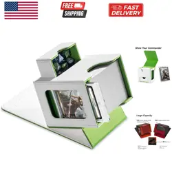 Card Deck Box for MTG Commander - Patented Design, Commander Display, Fits 10... - Image 1
