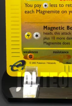 Pokemon TCG Card - Magnemite 91/147 Aquapolis Reverse Holo Common - Image 4