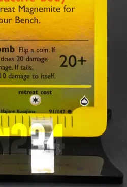 Pokemon TCG Card - Magnemite 91/147 Aquapolis Reverse Holo Common - Image 5