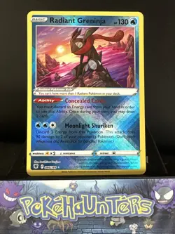 Pokemon Card Radiant Greninja 046/189 Astral Radiance L/P - Image 1