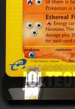 Pokemon TCG Card - Ninetales 57/165 Expedition Base Set Rare - Image 4