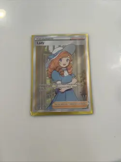 Lady 193/196 Pokemon Card SWSH Lost Origin Full Art Trainer Holo Ultra Rare MINT - Image 1