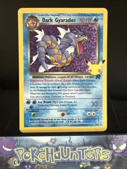 Pokemon Card Dark Gyarados 8/82 Celebrations Holo Rare Near Mint - Image 1