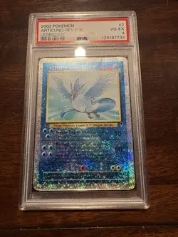 Pokemon TCG Legendary Collection Articuno Card 2/110 Reverse Holo Rare PSA 4 - Image 2
