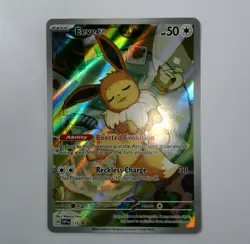 Pokemon TCG Prismatic Evolutions Eevee Black Star Promo Card 173 - Image 1