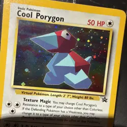 Pokemon COOL PORYGON Black Star Promo Card #15 HOLO Rare SEALED in Pack WOTC NM - Image 3