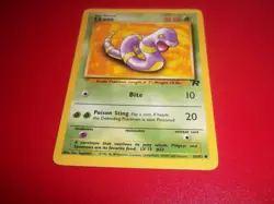 ☆Pokemon Trading Game Card☆EKANS - 56/82 - POKEMON - TEAM ROCKET 1ST ☆ - Image 1