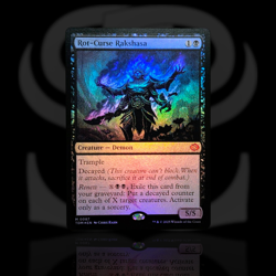 Rot-Curse Rakshasa •Foil• Mythic Creature - Demon - Tarkir: Dragonstorm, MTG TDM - Image 1
