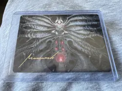 Valgavoth, Terror Eater #10 - Gold Signature - Duskmourn House of Horror MTG - Image 1