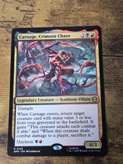 MTG, Carnage, Crimson Chaos 125 Marvel's Spider-Man Regular SPM Non-Foil NM MTG - Image 1