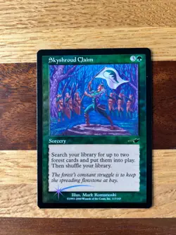 Skyshroud Claim - MTG Nemesis Foil - Image 1