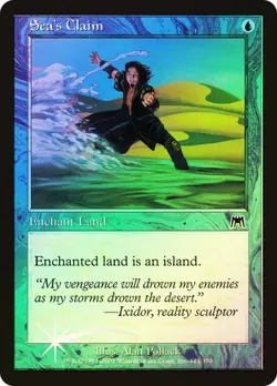Onslaught MTG FOIL Sea's Claim Magic - Image 1