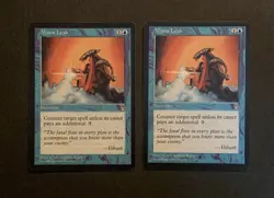 Magic: The Gathering Mana Leak Stronghold 1998 MTG x2 - Image 1