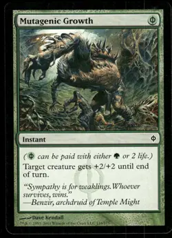 1x Mutagenic Growth - New Phyrexia - NM - MTG - Image 1