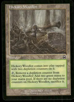1x Hickory Woodlot - Mercadian Masques - NM - MTG - Image 1