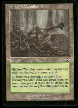 1x Hickory Woodlot - Mercadian Masques - NM - MTG - Image 1