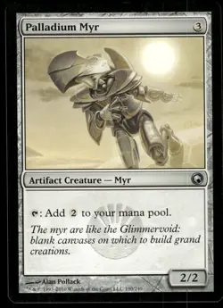 1x Palladium Myr - Scars of Mirrodin - NM - MTG - Image 1