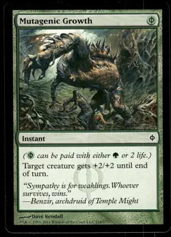 1x Mutagenic Growth - New Phyrexia - NM - MTG - Image 1