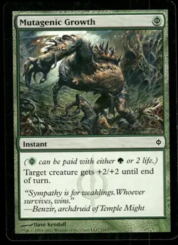 1x Mutagenic Growth - New Phyrexia - NM - MTG - Image 1