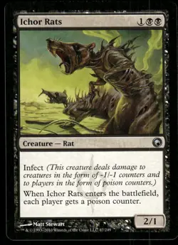 1x Ichor Rats - Scars of Mirrodin - NM - MTG - Image 1