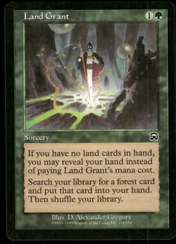 1x Land Grant - Mercadian Masques - NM - MTG - Image 1