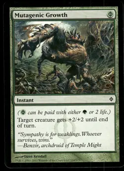 1x Mutagenic Growth - New Phyrexia - NM - MTG - Image 1