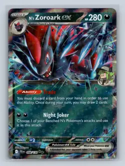 N's Zoroark ex Double Rare #098/159 SV09: Journey Together NM Pokemon TCG - Image 1