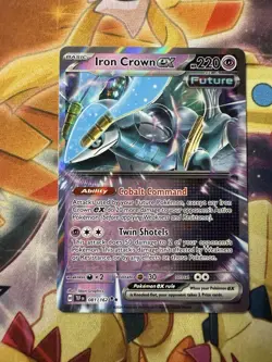 Iron Crown EX 081/162 Double Rare SV Temporal Forces Pokemon NM Near Mint - Image 1