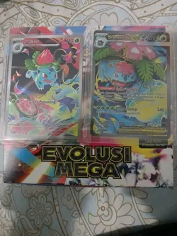 NM+ Set Ivysaur Illustration AR & mega venusaur ex SRMega Evolution Pokemon Indo - Image 1
