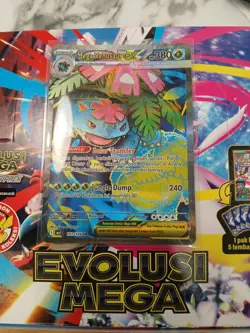 NM+ Set Ivysaur Illustration AR & mega venusaur ex SRMega Evolution Pokemon Indo - Image 3