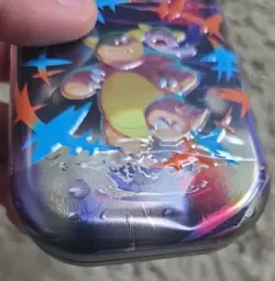 Pokemon TCG: Mega Evolution Factory Sealed Tin , 2 Packs, (dent) - Image 2