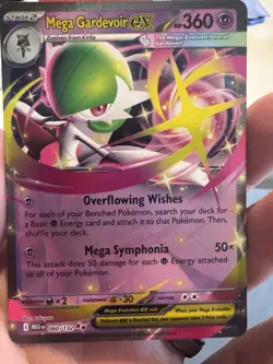 Mega Gardevoir ex 60/132 Double Rare Mega Evolution English Pokemon TCG - Image 1