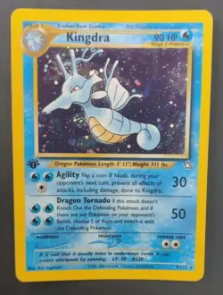 Kingdra #8/111, (EXCELLENT) 1st Edition Holo Neo Genesis, Vintage Pokemon TCG - Image 1