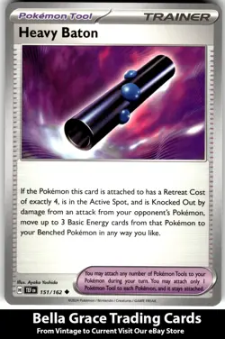 Heavy Baton #151/162 SV05: Temporal Forces Pokemon Uncommon - Image 1