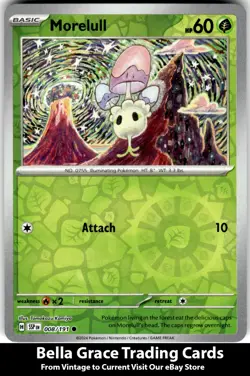 Morelull #008/191 SV08: Surging Sparks Pokemon Common Reverse Holo - Image 1
