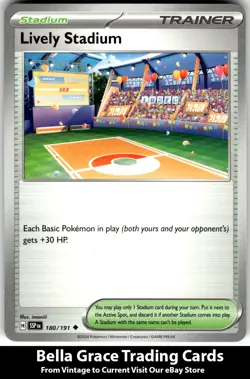 Lively Stadium #180/191 SV08: Surging Sparks Pokemon Uncommon - Image 1