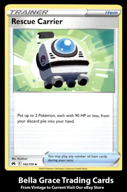 Rescue Carrier #142/159 Crown Zenith Uncommon Pokemon - Image 1
