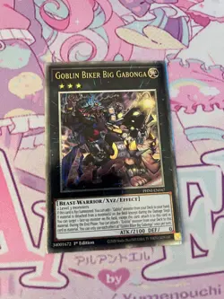 GOBLIN BIKER BIG GABONGA PHNI-DE047 Quarter Century Rare 1st. YUGIOH ENG - Image 1