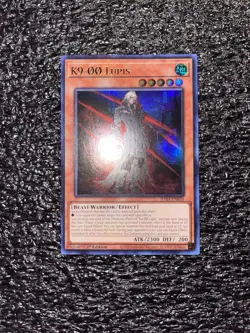 Yugioh K9-OO Lupis JUSH-EN034 Ultra Rare 1st Edition Near Mint - Image 1