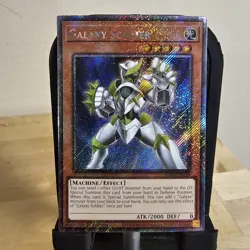 YuGiOh! - Galaxy Soldier RA04-EN219 Platinum Secret Rare 1st Edition Near Mint - Image 1