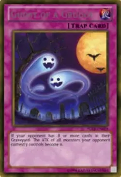 PGLD-EN029 Ghost of a Grudge Premium Gold Rare UNL Edition NM YuGiOh TCG - Image 1