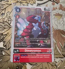 Digimon Card Game Dimetromon P-189 Promo - Image 1