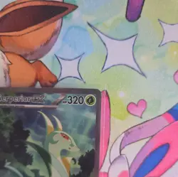 Pokemon TCG Serperior EX 164/086 SV Black Bolt Special Illustration Rare Card - Image 4