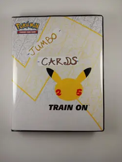 Pokemon Celebrations Jumbo Card Binder + 31 Jumbo Cards - Image 1